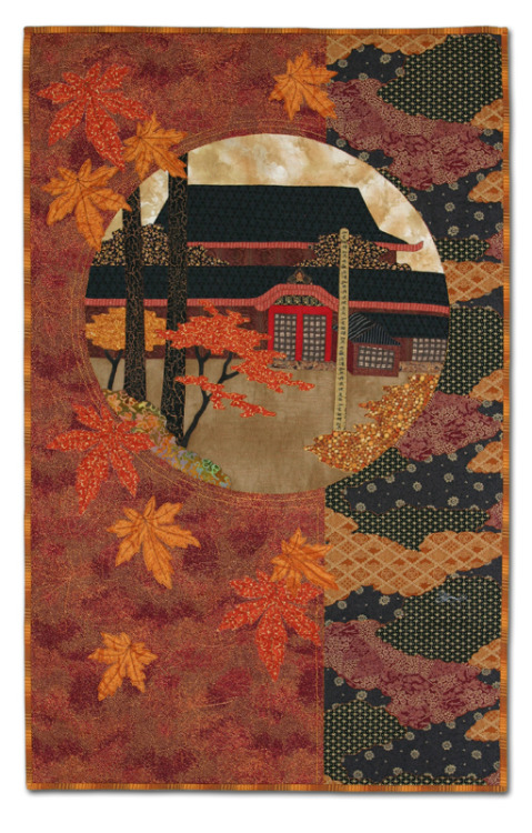 Series: Post Cards from Japan by Helene Knott Inspired by the prints of Japanese artist – Ando Hiros