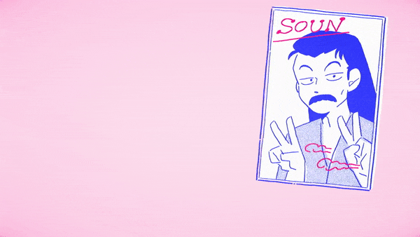 Pictures of Soun, Kasumi, Nabiki, Genma, Kuno, Tofu, Ryoga, Shampoo, and Ranma labeled "Baka"