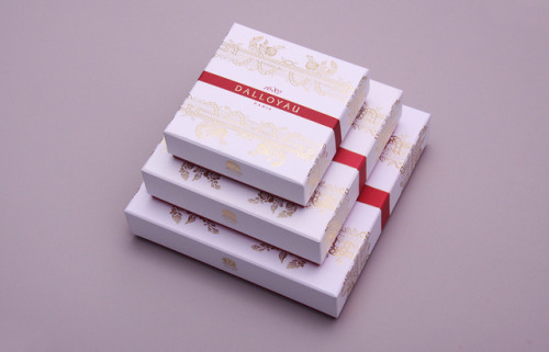 Luxurious Parisian macaron packaging designed by Blow