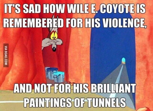 The art career of Wile E. Coyote ᴰᴹᴻc╱ᴿɯx http://dombarra.tumblr.com/ porn pictures