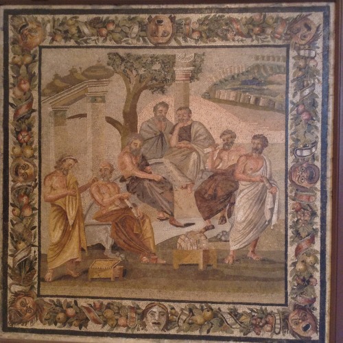 shatteryourleaves:Mosaics removed from Pompeii and currently on display at the National Archaeology 