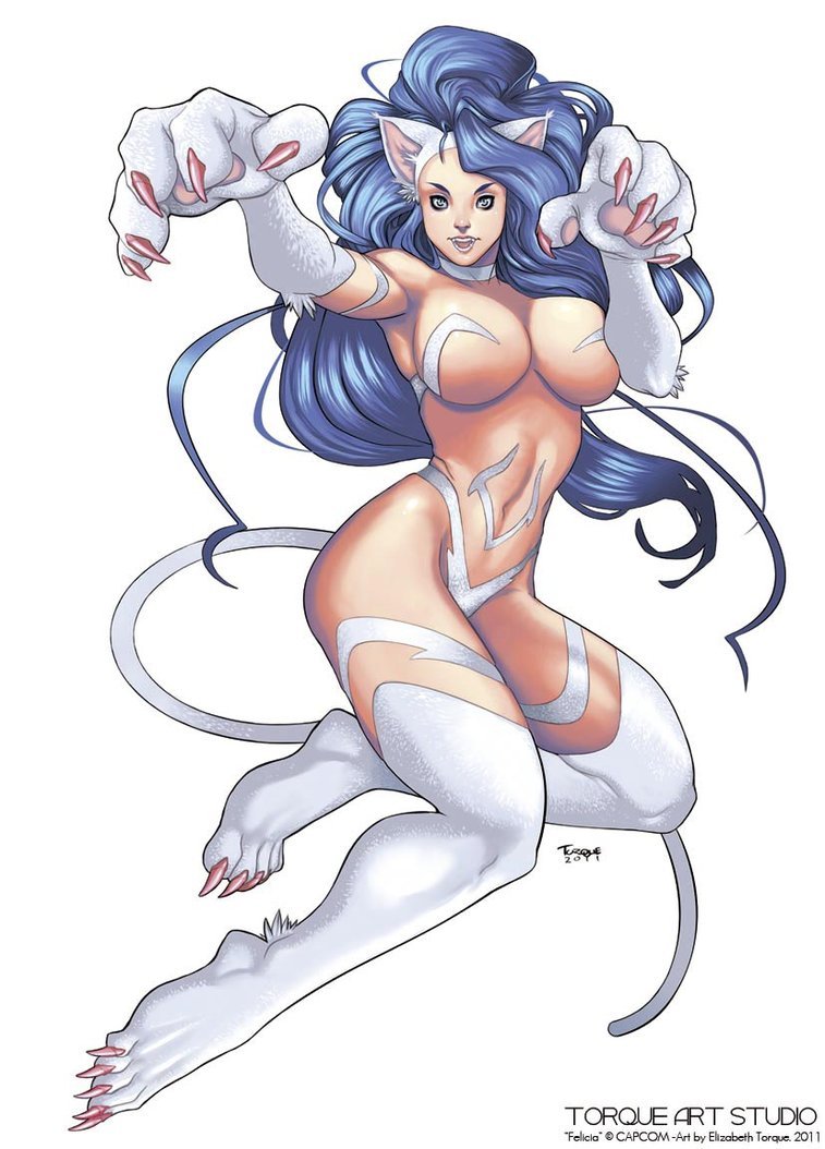 fandoms-females:   FR #2 ( felicia_by_torquestudio )  &lt; |D’‘‘