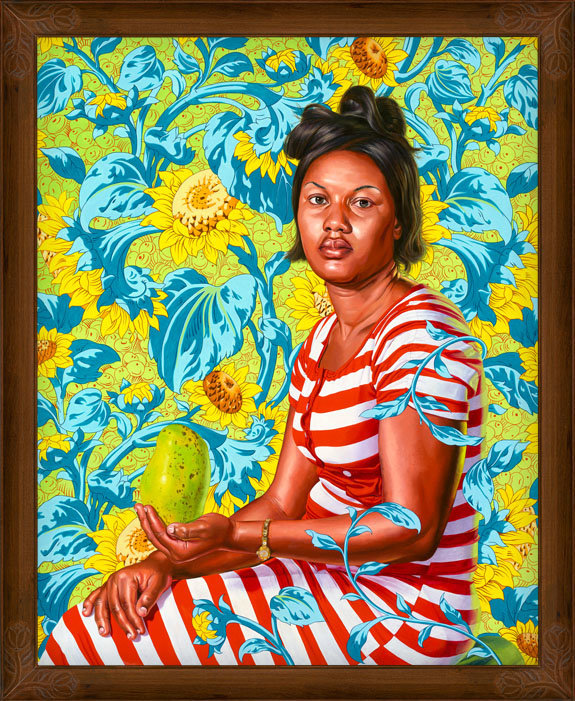 smartgirlsattheparty:
“good:
“ Kehinde Wiley, Venus at Paphos (The World Stage: Haiti), 2014. Oil on linen 60 x 48 in (152.5 x 122 cm). Courtesy of the artist and Roberts & Tilton, Culver City, California.
”
WOW.
”
This guys got a fantastic piece at...
