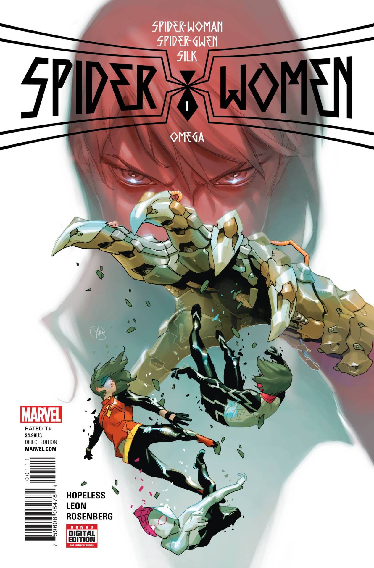 Outgunned and outnumbered, the odds are stacked against the Spider-Women in the final chapter of Marvel’s crossover event! Look for Spider-Women Omega #1, out tomorrow @ Curious Comics!