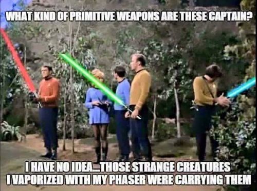 Let&rsquo;s see if I incite Nerd Wars&hellip;. Set phasers to &ldquo;annoy&rdquo;!#startrektos #star