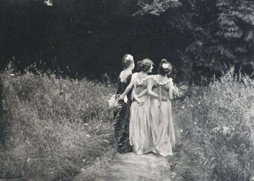 Constant Puyo, Au Jardin Fleuri ,1899 [also]