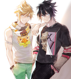 juvenile-reactor:  chocoboy & suprince