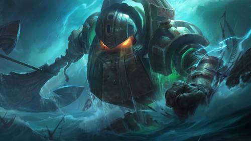  Nautilus, the Titan of the Depths - New Wild Rift Splash Art