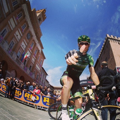 cykln: Pierre Rolland put in a good attack toward the end of stage 8 to Montecopiolo, but it was for