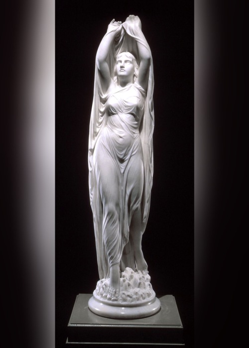 Undine rising from the waters.c.1880/82. Marble. Art by Chauncey Bradley Ives.