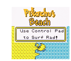 faerore:Surfing Pikachu minigame in Pokémon YellowWaves, here I come!