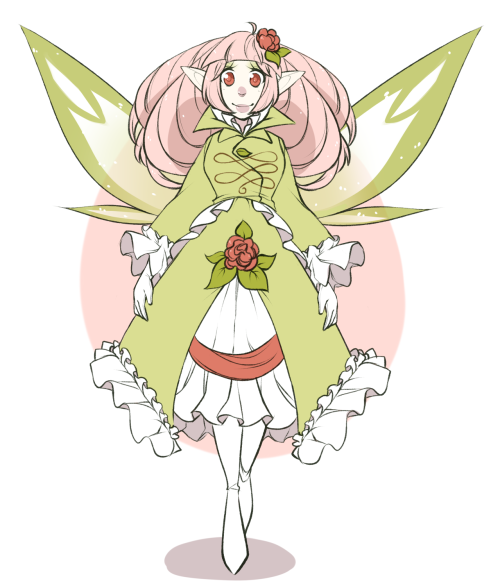 magicalzombieart: Haven’t done a character design for fun in a long while, so I fixed that!  Wanted to make some sort of a fairy based around the prinsesstårta, a super gorgeous cake from Sweden.   So here, have a little fairy princess!  I seriously