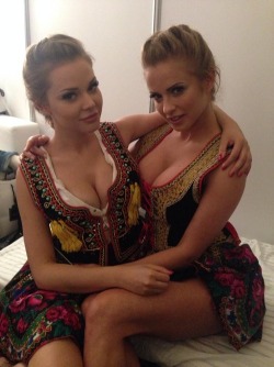 Coming back to the Eurovision contest. The main &lsquo;characters&rsquo; from the Polish performance, here together backstage, were: Aleksandra Ciupa (aka Ola Ciupa) / Poland Paula Tumala / Poland