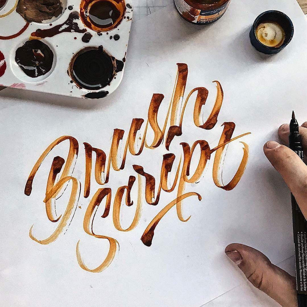 typegang:
“Here’s a tip right from the artist - for the downstroke textures, dip your brush pen in ink before each stroke. Apply hard to medium pressure. Lettering by @michael_moodie
–
use #typegang to be featured
–
#handlettering #lettering...