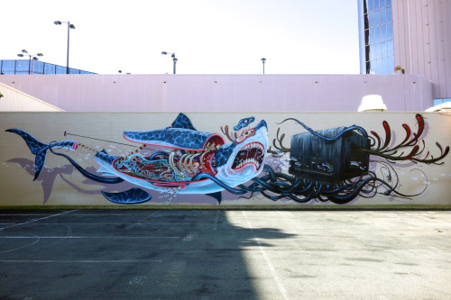 littlelimpstiff14u2:  littlelimpstiff14u2 cross-connect:  The De-Constructed Anatomical Art of Nychos Nychos is an Austrian Super Murallist, also known as Nychos the Weird,part of the Rabbit Eye Movement and of The Weird Crew  