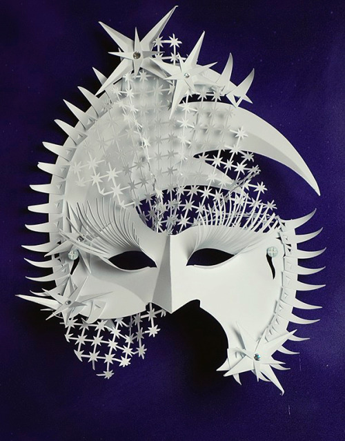 Paper masks by Asya Kozina