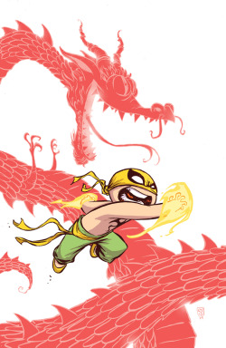 darkermydesire:  Iron Fist by Skottie Young