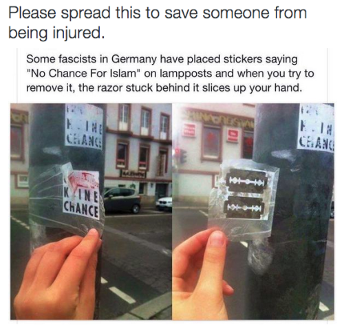 sar-can-the-dragon-man: xethaios: Don’t think any of my followers are German nor do I think my followers actually exist, but spreading for visibility anyways  This is actually a fairly common practice for fascists. Never tear down their propaganda with