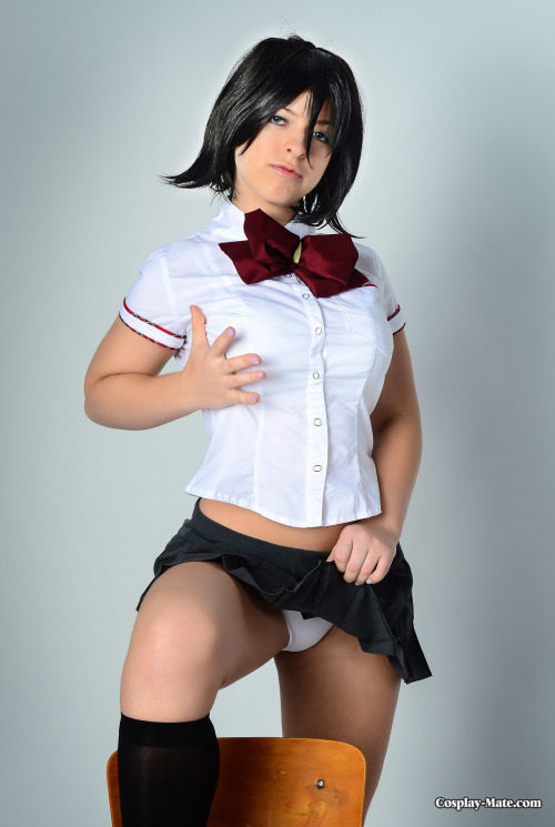 XXX Rukia school uniform panty shoot. That costume photo