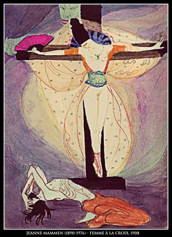 adhemarpo:  Jeanne Mammen (1890-1976) - Femme à la Croix (1908)