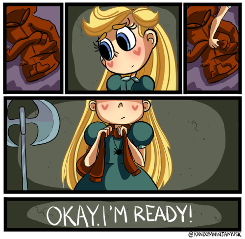 This comic was originally inspired by the promo of star fighting the rats while wearing Marco’s hood