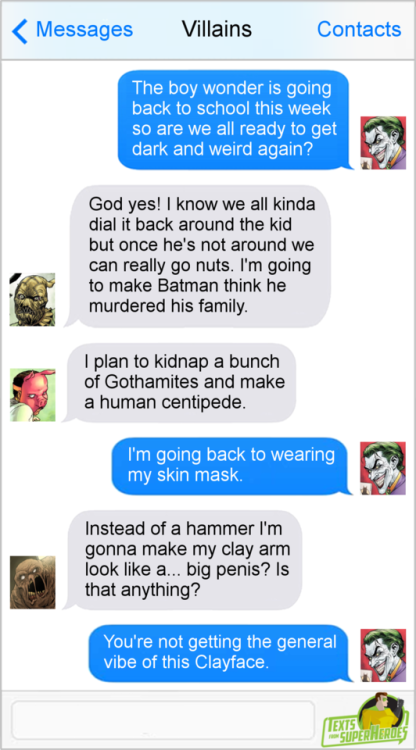 Sex fromsuperheroes:  Texts From Superheroes: pictures