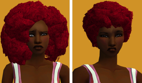 Luna Hairnn Glorianasims4 Afro Hairs Unnaturals Lonely