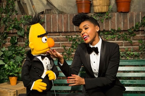 thebmancollective: Janelle Monae and Bert. 