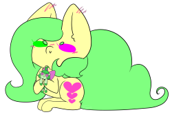 ask-lily-the-tiny-pony:ask-snewpea:Submission from  @ask-lily-the-tiny-pony Hoi have sumfinn fur yuh !! èwé *Gives you an extremely tiny plushie* I’ve made it myself ! =&gt;w&lt;= *Tried, once*Awwww~! &lt;333