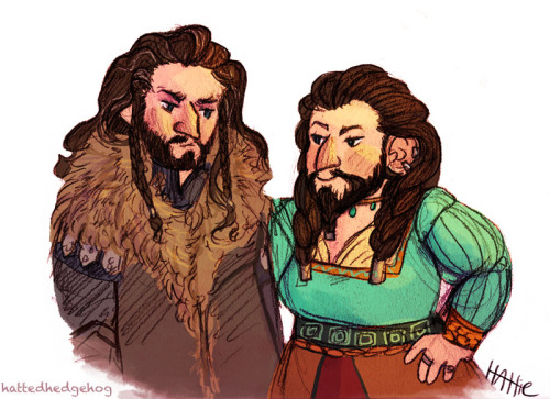 hattedhedgehog: Sisters.  I’m really into Fem!Thorin who looks pretty much the same as ma