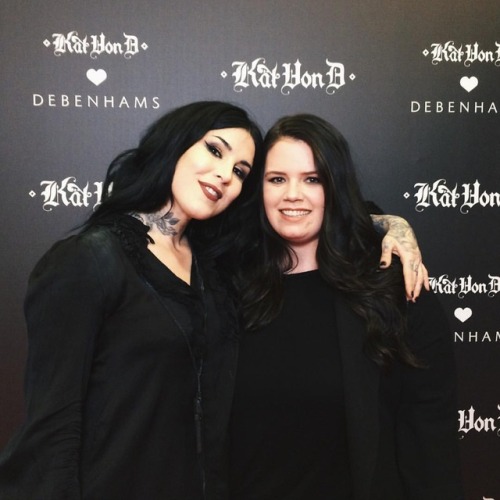 Kat Von D Day this is my 3rd time to meet this woman and she never disappoints. She is such an inspi