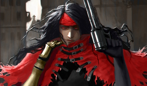 Vincent Valentine fanart by me :)