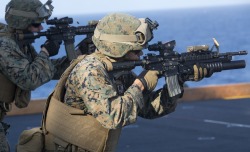 militaryarmament:  U.S. Marines with Battalion