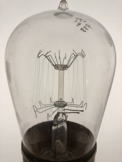 huntingtonlibrary:  Details of beautiful, intricate filaments from our historic lightbulb collection, on view in “Beautiful Science: Ideas that Changed the World,” Library Exhibition Hall. Read more about the collection of nearly 400 bulbs, dating