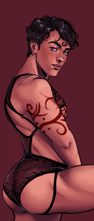 dankou:Dragon Age Boys in LingerieFull versions:Alistair | Zevran | Carver