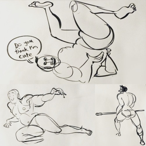 Look, it’s a collection of my figure drawings from the past few months! Dreamworks TV started doing 