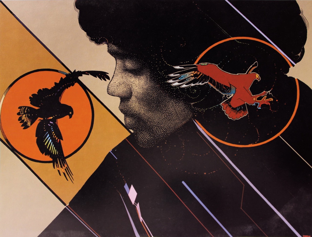 nubianbrothaz:  ungoliantschilde:  As Promised: the Jimi Hendrix art of Jean Giraud,