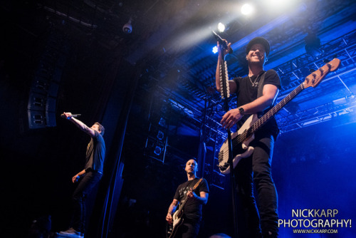 Simple Plan at Playstation Theater in NYC on 3/10/17.www.nickkarp.com
