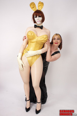  Peek a boo! Let&rsquo;s enjoy a little rubber mischief&hellip; http://www.aliceinbondageland.com  