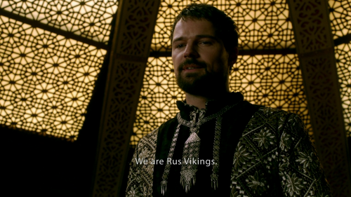 Ivar the Boneless & Prince Oleg (The Prophet), Vikings S06E01 ‘New Beginnings’More on Rus here