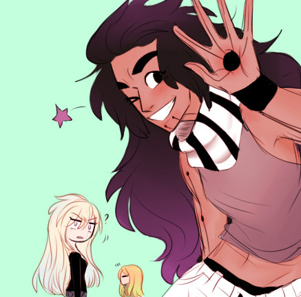 u cant have a picture of terris looking cocky/smug without a cera in the background judging her hard as hell