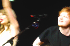 taylorswifterasupdates:  Would you please put anything you have that lights up? I wanna see fire in the O2 Arena Berlin. - Taylor and Ed performing ‘I See Fire’ in Berlin, Germany 2/7/14 