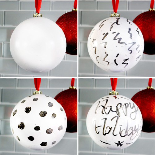 How fun are these DIY Dry Erase Christmas Ornaments? Learn to make them in my new video on HGTV Hand