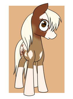 princessnoob:  I decided to draw that horse with the goat eyes :3   Cute :3