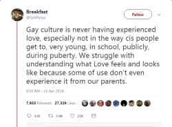 el-senyor:gay culture is. 