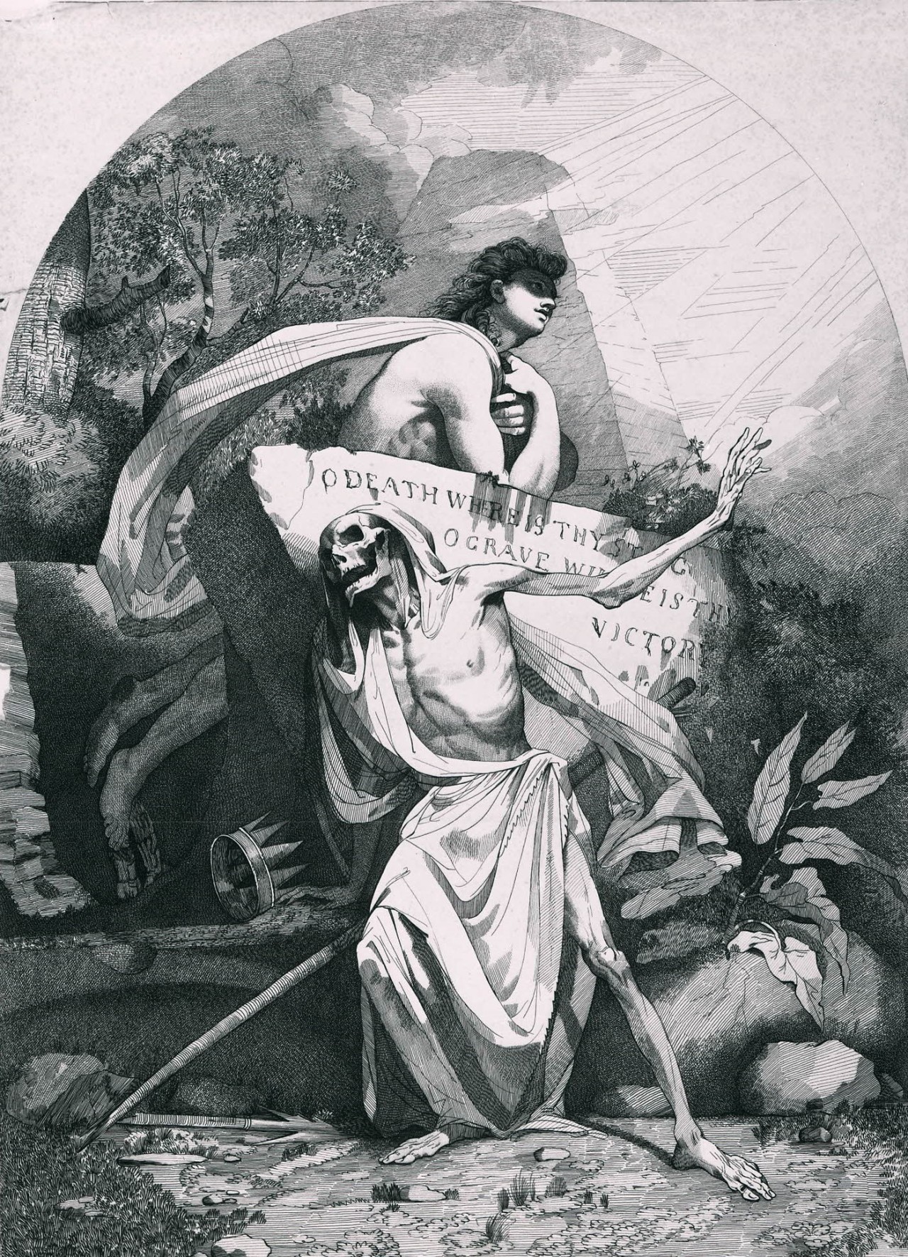 scribe4haxan:  A Monumental Design: &quot;O Death where is thy sting? O Grave