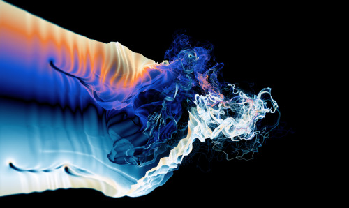 archatlas:  Turbulent VapourCode-based explorations of turbulent particle systems and vivid colour transitions. An experimental   generative smoke systems series created at FutureDeluxe by Nick Taylor.FutureDeluxe combines design, technology & moving