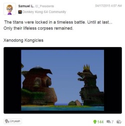 theforgottenmemory:  “I’ll destroy every last one of those damn kremlings!“  This is now one of my favourite miiverse posts  Source. 