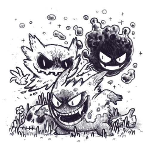 cloudytheraikou:  gengar has such a freaking awesome design and always brings nostalgia