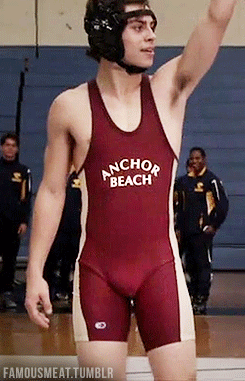 famousmeat:  Jake T. Austin bulges while wrestling on The Fosters